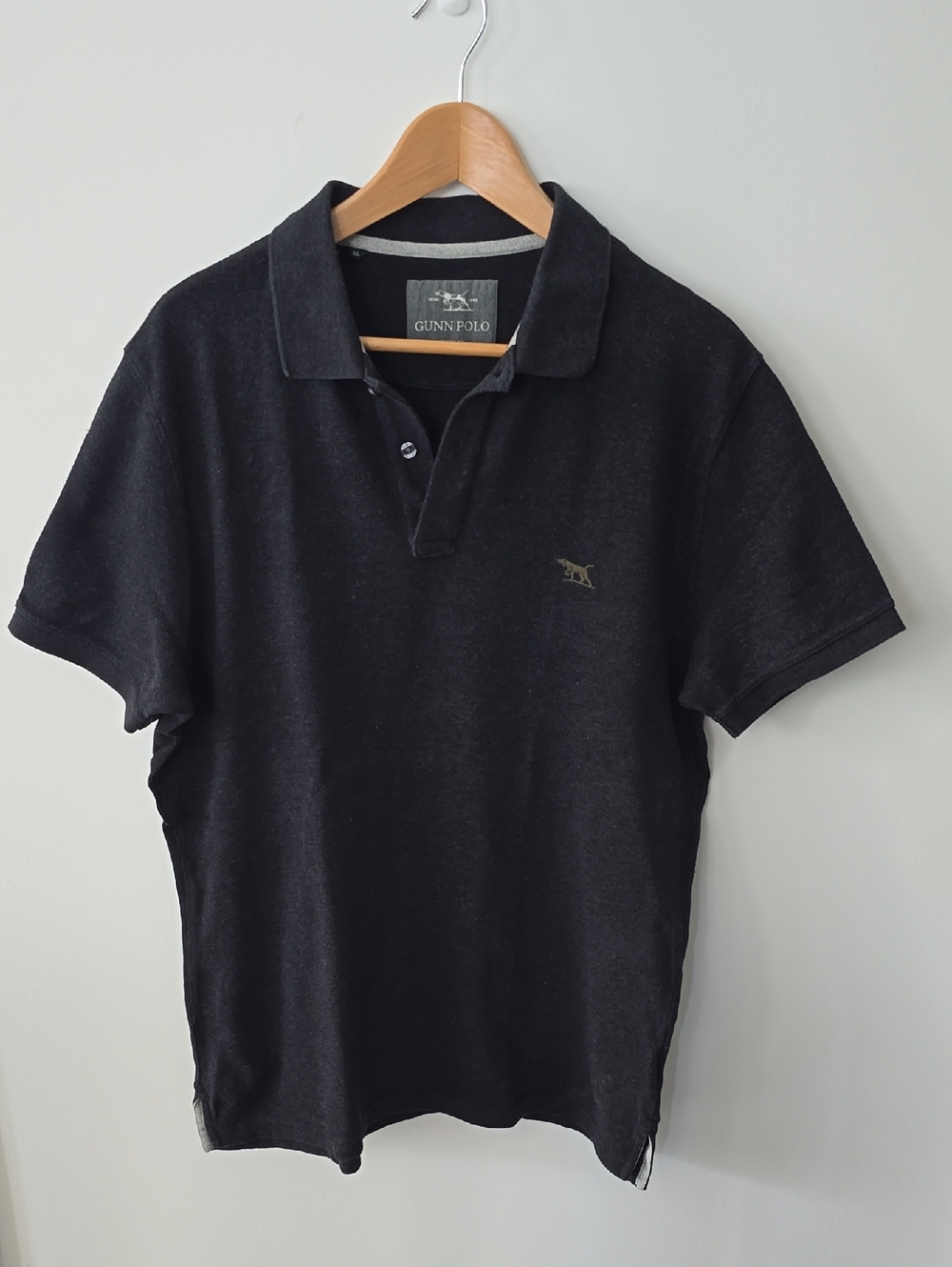 Rodd & Gunn Charcoal Men's Polo with Subtle Embroidered Logo